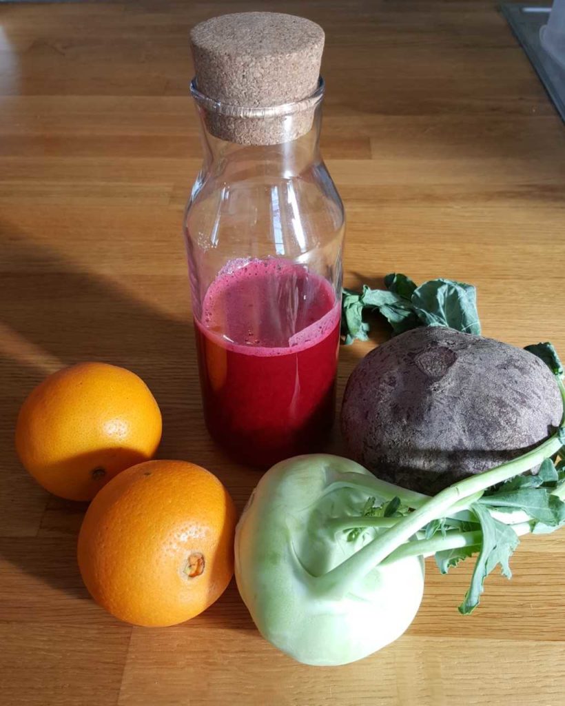 Jus de betterave rouge et céleri rave - Biocap