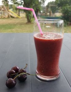 >Smoothie tout rouge…